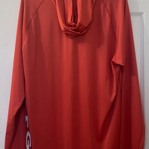 Columbia PFG Tidal Tee Hoodie in Coral Glow - Picture 2 of 3